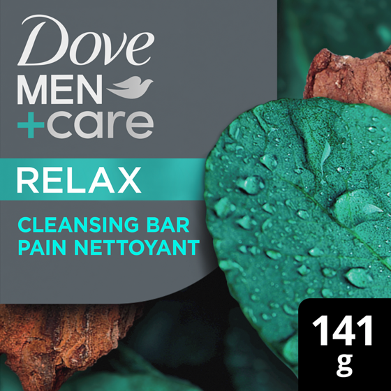 Dove Plant Powered Cleansing Bar for Men's Body, Hair, Face and Shave 141 g, $7.09/100g
