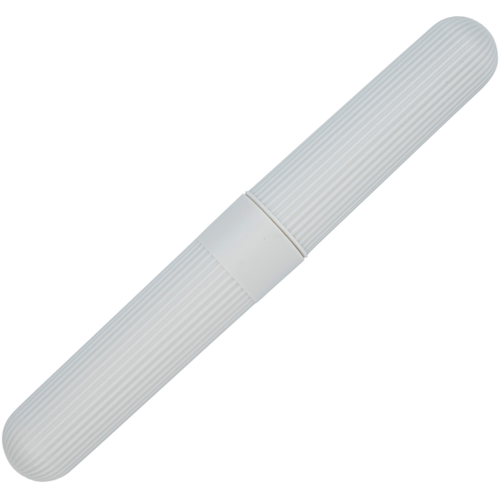 Quo Beauty Toothbrush Holder-Ribbed Grey - Trial & Travel Size 1 ea, $1.50/1ea