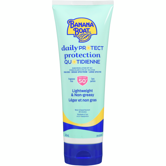 Banana Boat Daily Protect Daily Sunscreen Lotion SPF 50+ 240 ml, $5.42/100ml