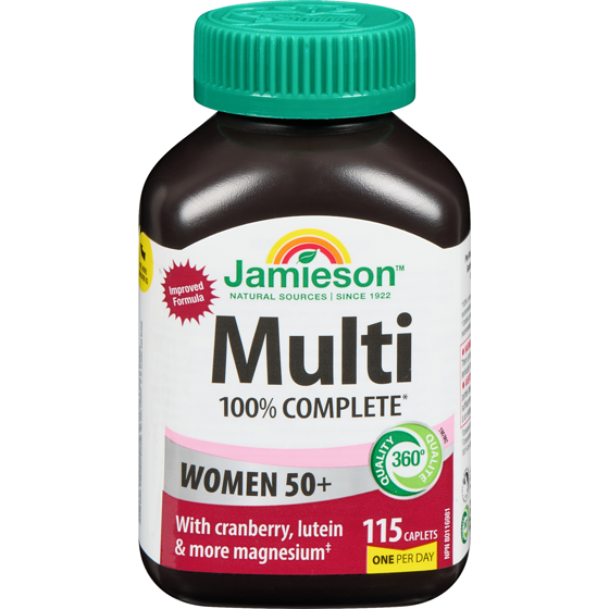 Jamieson Multi 100% Complete Women 50+ 115 ea, $0.20/1ea