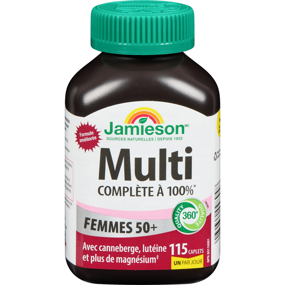 Jamieson Multi complète à 100% femmes 50+ 115 ea, 0,20 $/1ch