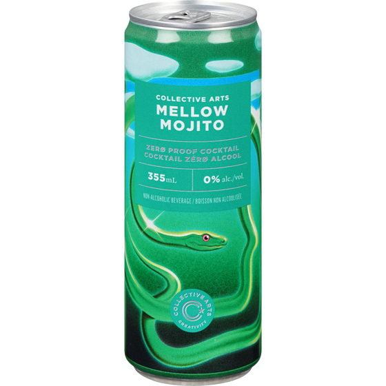 COLLECTIVE ARTS Non-Alcoholic Beverage Mellow Mojito 355 ml, $0.84/100ml