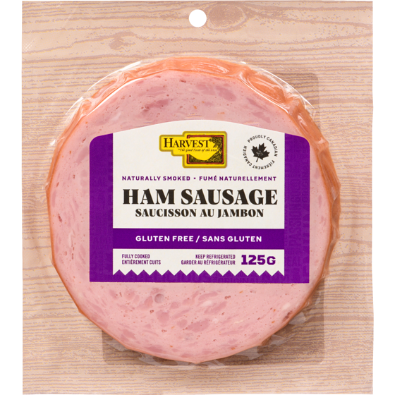 Harvest Ham Sausage 125 g, $3.51/100g