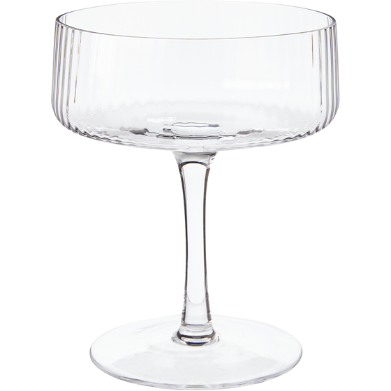 President's Choice Optic Rib Cocktail Coupe 1 ea, $8.00/1ea