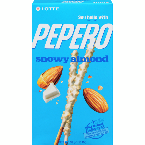 Lotte Pepero - Amande enneigée 32 g, 4,66 $/100g