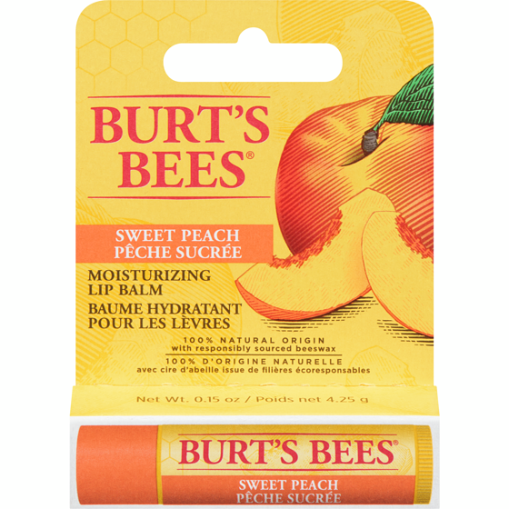 Burt's Bees Moisturizing Lip Balm Sweet Peach 4.25 g, $152.71/100g