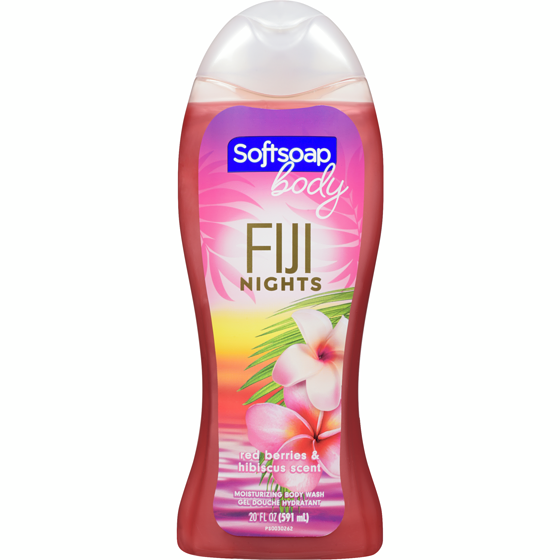 Softsoap Moisturizing Body Wash Fiji Nights Red Berries & Hibiscus Scent 591 ml, $1.10/100ml