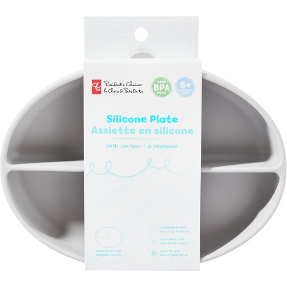 President's Choice Silicone Plate with Suction 1 ea, $10.99/1ea
