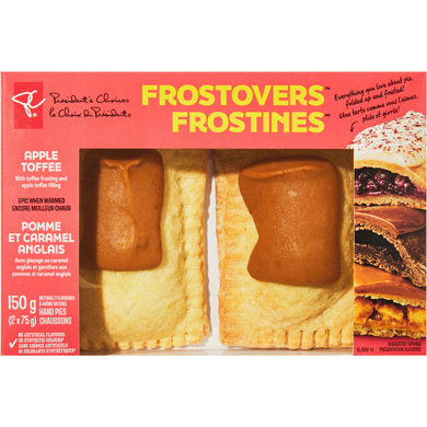 President's Choice Frostovers™ Apple Toffee Hand Pies 150 g, $2.67/100g