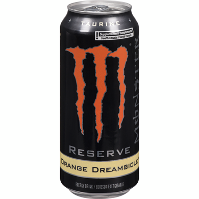 Monster Reserve Sorbet à l’orange, canette 473 ml, 0,53 $/100ml