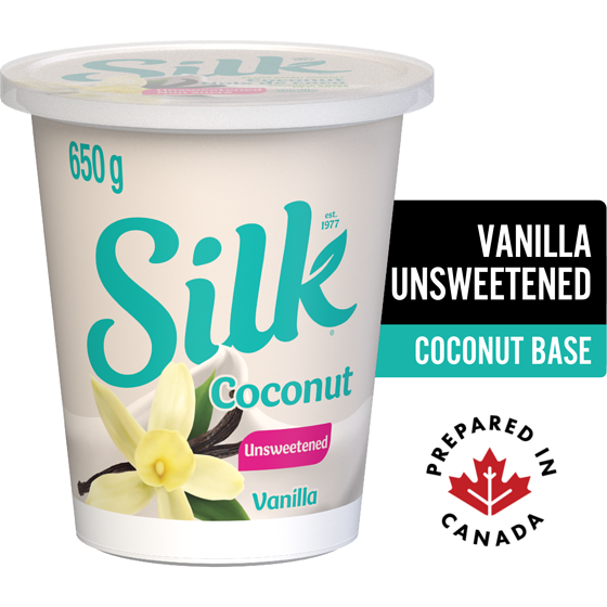 Silk Coconut Yogurt, Unsweetened Vanilla, Dairy Free 650 g, $1.15/100g