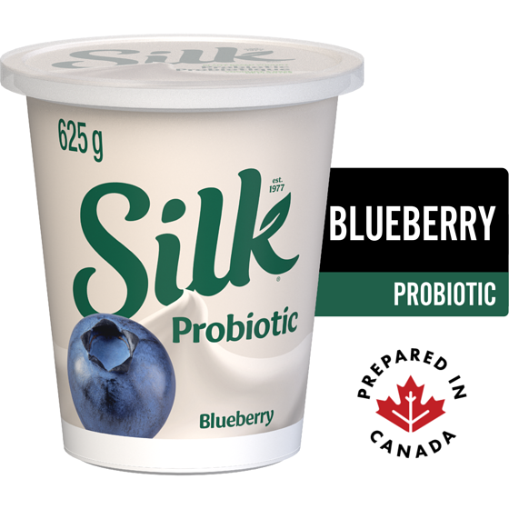 Silk Probiotic Coconut Yogurt, Blueberry, Dairy Free 625 g, $1.20/100g
