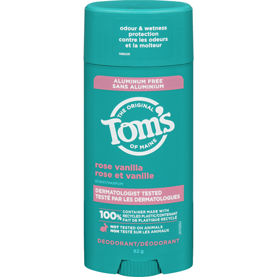 Tom's of Maine Deodorant Rose Vanilla Scent 92 g, $11.95/100g