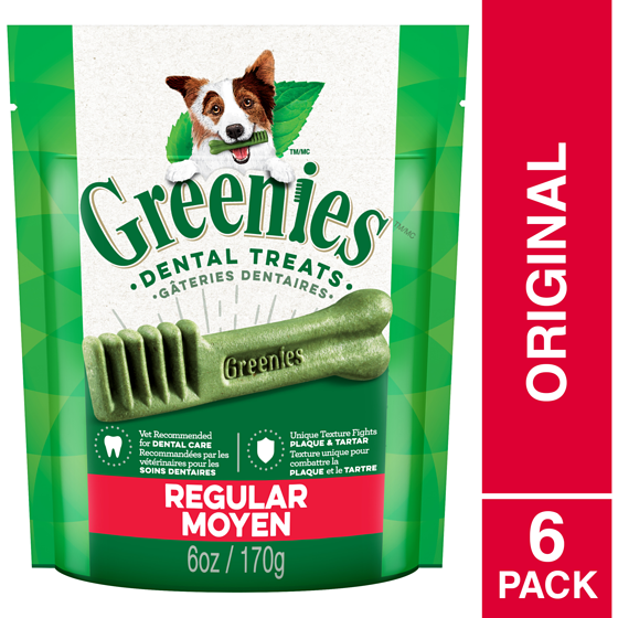 Greenies Dental Treats Original Regular For Dogs 11-22 Kgs 170 g, $6.46/100g