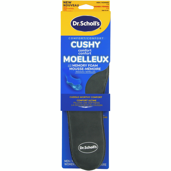 Dr Scholls Cushy Comfort with Memory Foam Insoles, Unisex 1 ea, $17.49/1ea