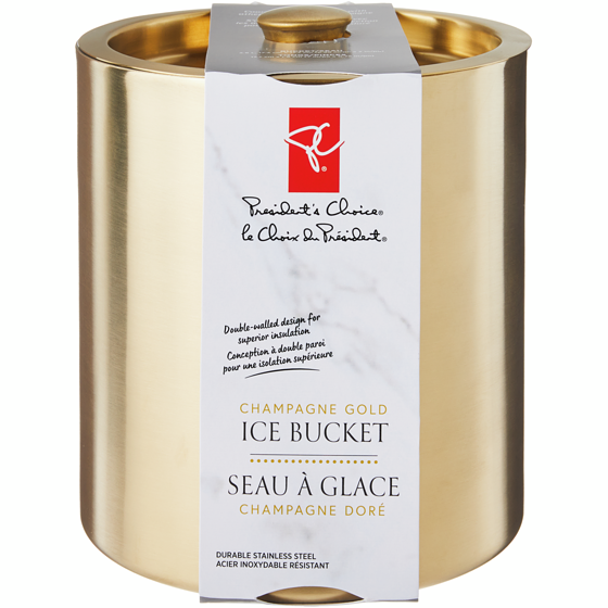 le Choix du Président Seau à glace champagne doré 1 ea, 30,00 $/1ch