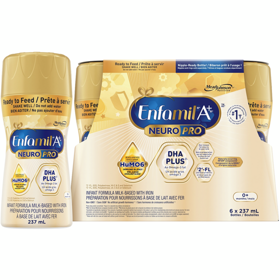 Enfamil Formule pour bébé A+ NeuroPro, prête à nourrir 237 ml, 13,92 $/100ml