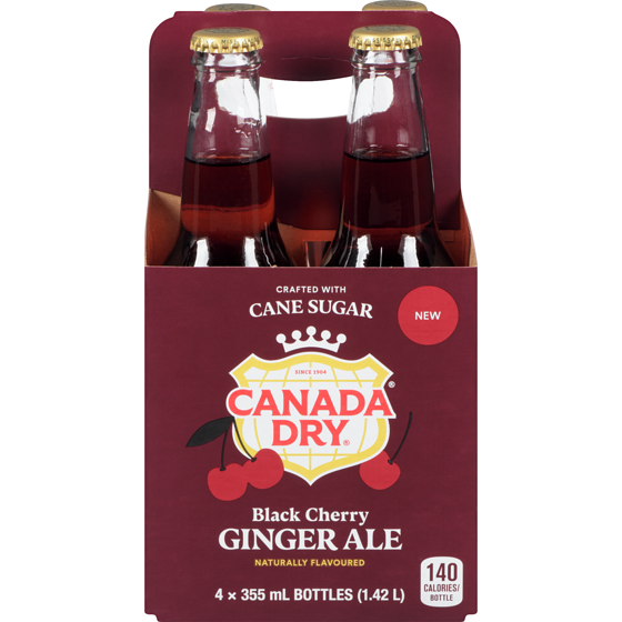 Canada Dry Black Cherry Ginger Ale 4x355.0 ml, $0.63/100ml