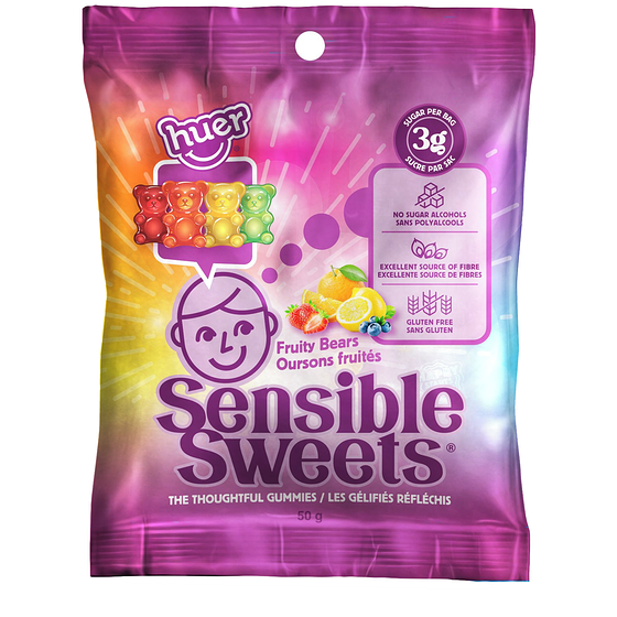 Huer Sensible Sweets Faible teneur en sucre - Oursons 50 g, 7,98 $/100g