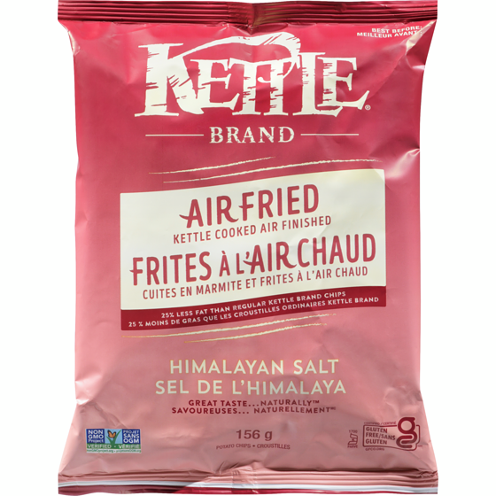 Kettle Potato Chips Himalayan Salt 156 g, $1.92/100g