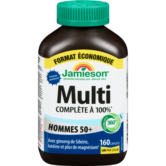 Jamieson Multi complète à 100% hommes 50+ format économique 160 ea, 0,20 $/1ch