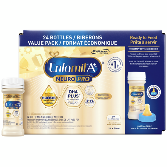 Enfamil Formule pour bébé A+ NeuroPro, prête à nourrir, caise 24 ea, 2,50 $/1ch