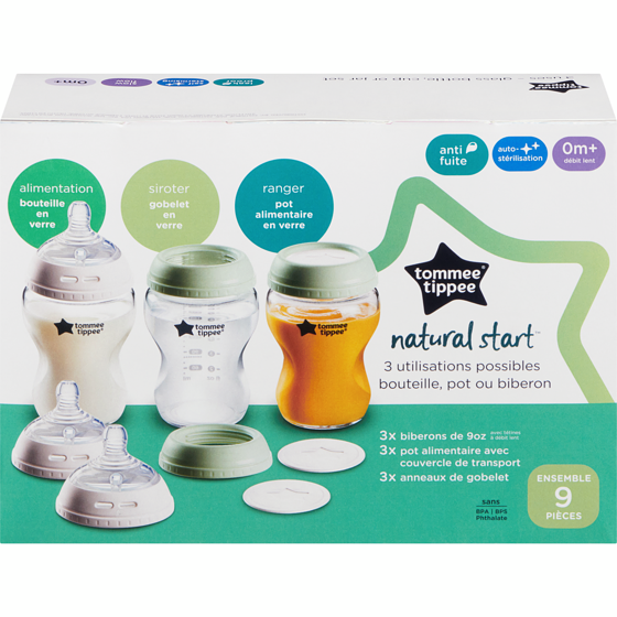 Tommee Tippee Natural start bouteille, pot ou biberon 0m+ 3 utilisations possibles 250 ml 1 ea, 42,99 $/1ch