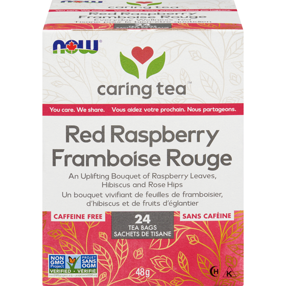 Now Caring Tea Red Raspberry 24 ea, $0.42/1ea