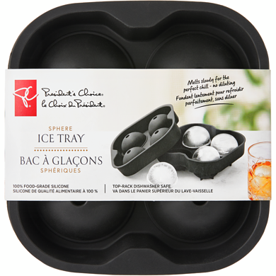President's Choice Sphere Ice Tray 1 ea, $12.00/1ea