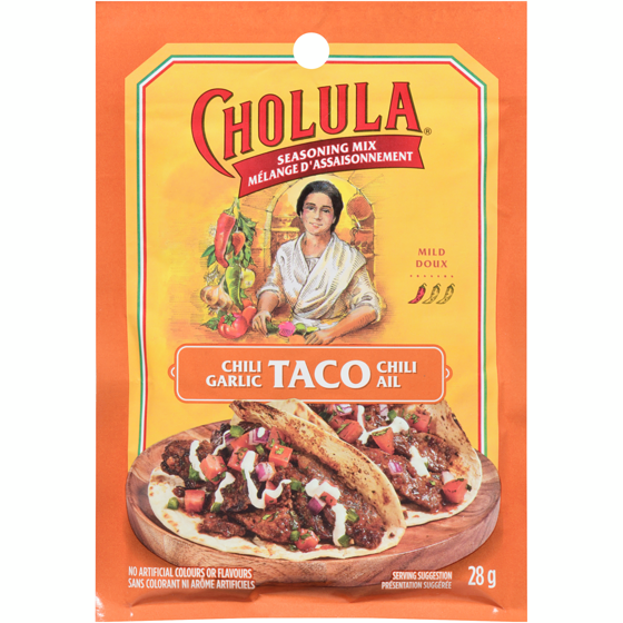 Cholula Taco Chili À L'Ail D'Assaisonnements 28 g, 8,89 $/100g