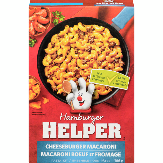 Hamburger Helper Pasta Kit Cheeseburger Macaroni 166 g, $2.28/100g