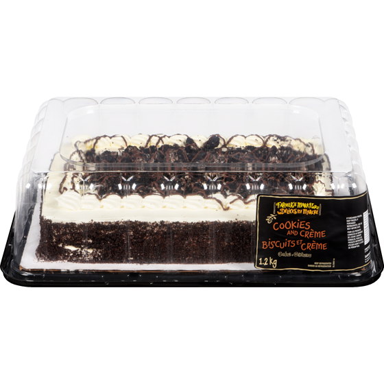 Farmer's Market Cake Cookies And Crème 1200 g, $2.50/100g