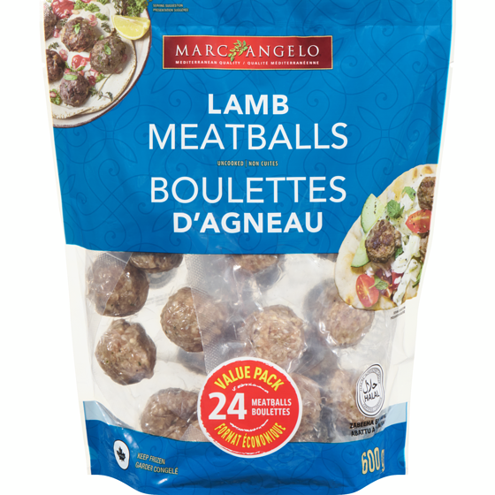 Marcangelo Lamb Meatballs Value Pack 600 g, $2.50/100g