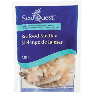 SeaQuest Mélange de fruits de mer 340 g, 2,06 $/100g