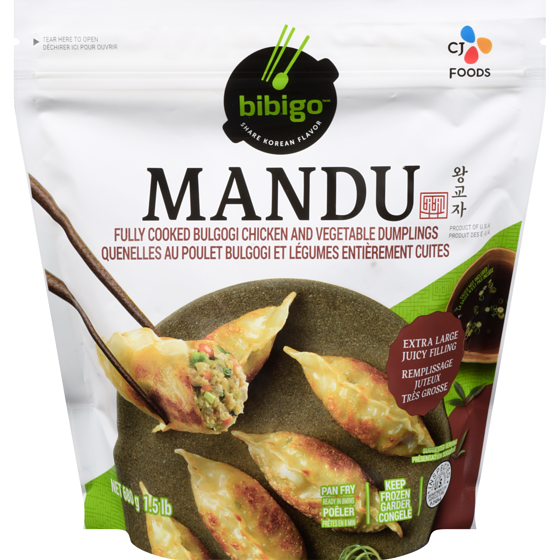 Bibigo Mandu Fully Cooked Bulgogi Chicken And Vegetable Dumplings 680 g, $1.62/100g