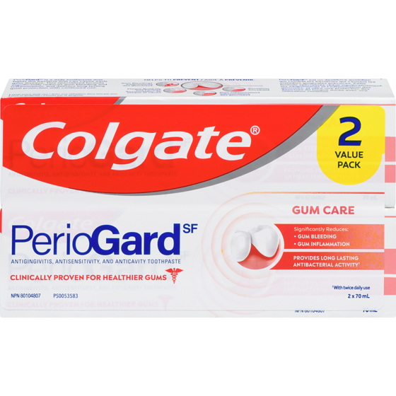 Colgate Periogard Sf Antigingivitis, Antisensitivity, And Anticavity Toothpaste Gum Care Value Pack 70 ml, $17.13/100ml