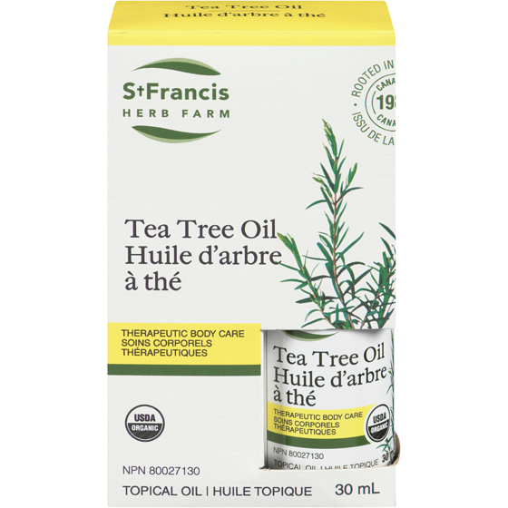 St Francis Herb Farm Topical Oil Tea Tree Oil 30 ml, $48.30/100ml