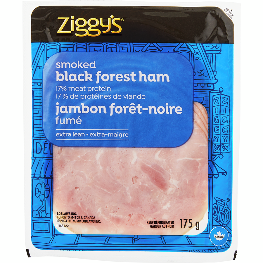 Ziggy's Smoked Black Forest Ham Slices - 175 g | Zehrs