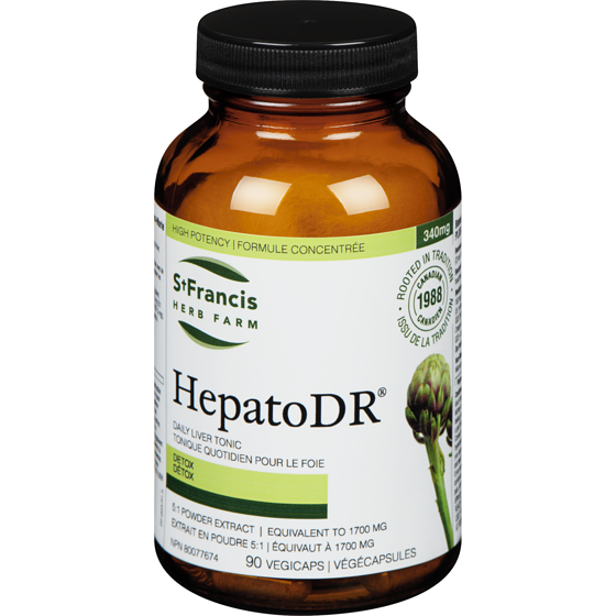 St Francis Herb Farm Hepatodr Daily Liver Tonic Detox High Potency 340 Mg 90 ea, $0.50/1ea
