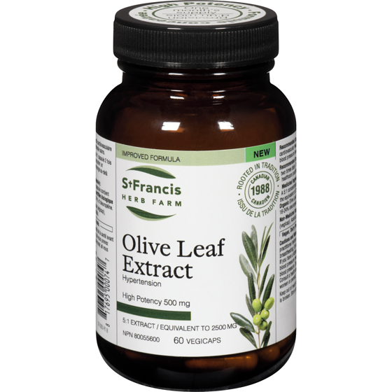 St Francis Herb Farm Olive Leaf Extract High Potency 500 Mg 60 ea, $0.49/1ea