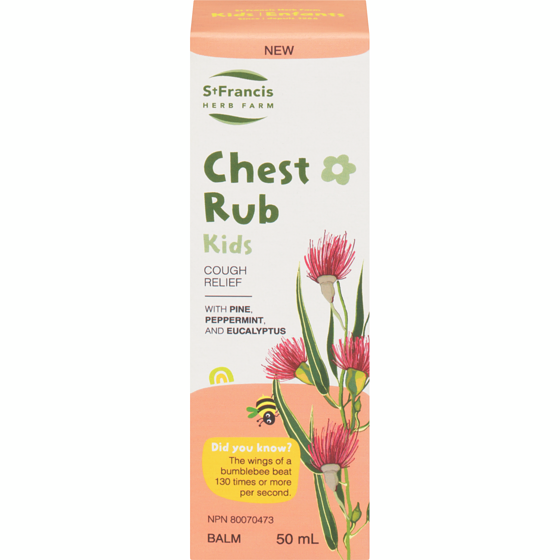 St Francis Herb Farm Chest Rub Balm Kids 50 ml, $51.98/100ml