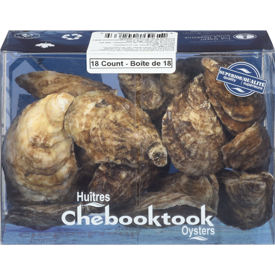 Chebooktook Live Farm Raised Atlantic Oysters In Shell 690 g, $4.82/100g