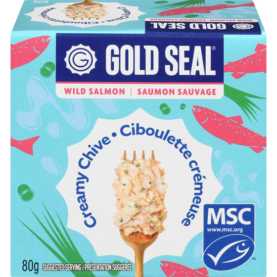 GoldSeal Wild Salmon Creamy Chive 80 g, $3.74/100g