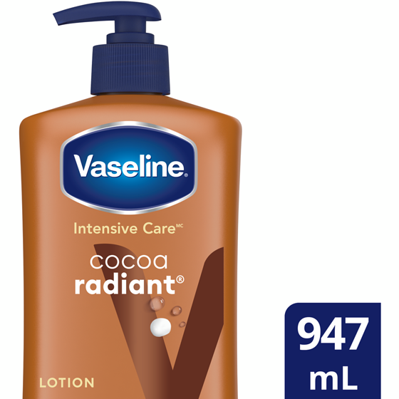 Vaseline Intensive Care™ Cocoa Radiant Body Lotion for dry skin 947 ml, $1.79/100ml