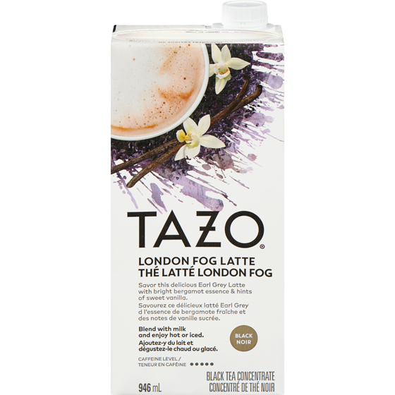 Tazo Concentré de thé noir thé latté london fog 946 ml, 0,95 $/100ml