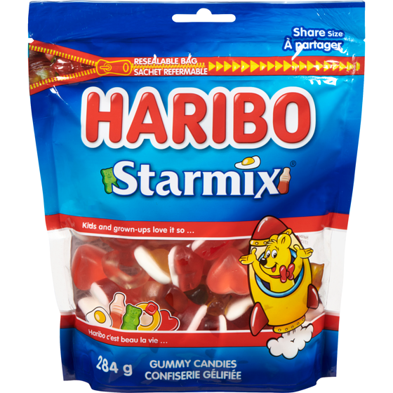 Haribo Confiserie gélifiée starmix à partager 284 g, 2,11 $/100g