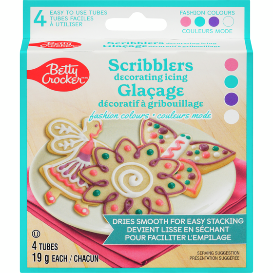 Betty Crocker Scribblers Decorating Icing Fashion Colours 76 g, $7.22/100g