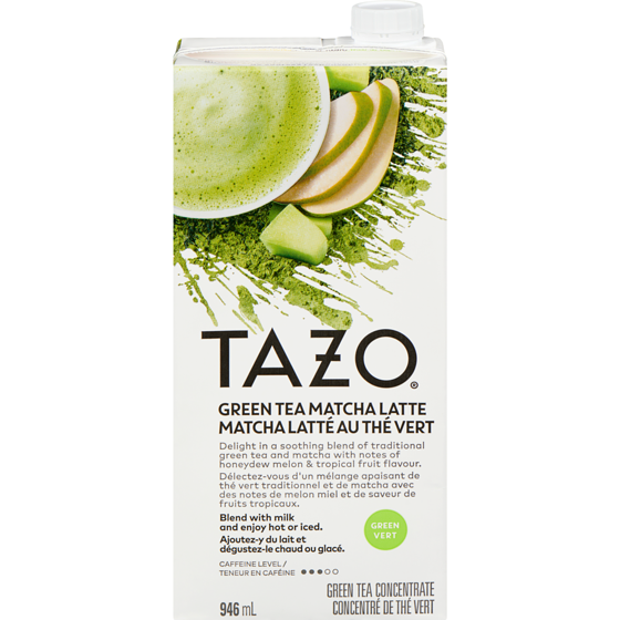 Tazo Concentré de thé vert matcha latté au thé vert 946 ml, 0,95 $/100ml