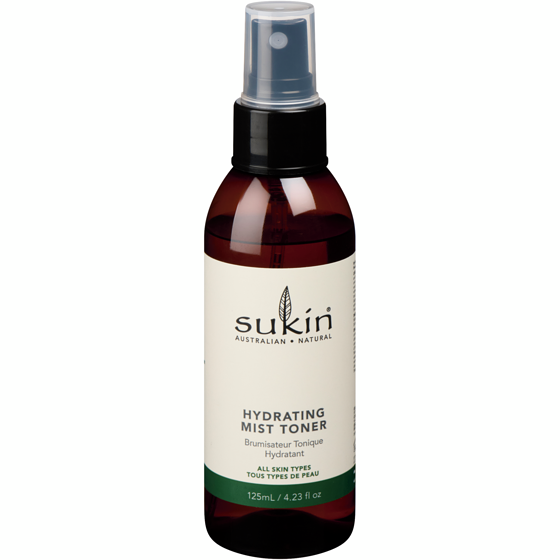 Sukin Brumisateur tonique hydratant sans alcool et parabène 125 ml, 11,99 $/100ml