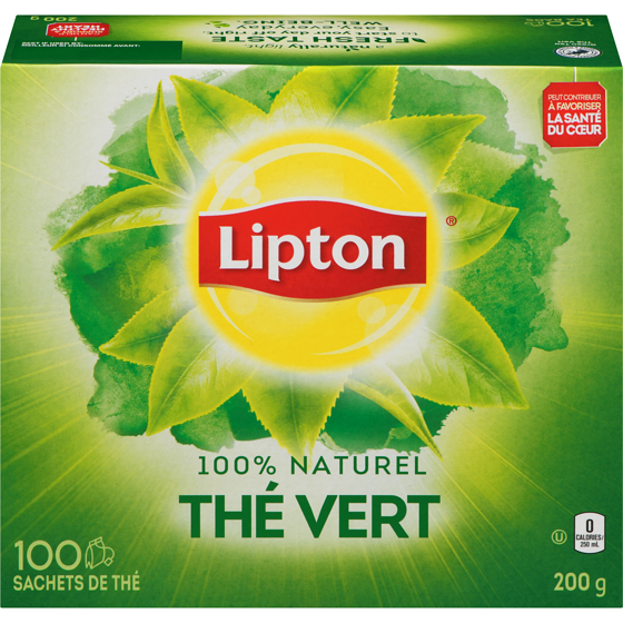 Lipton Thé vert 200 g, 4,50 $/100g